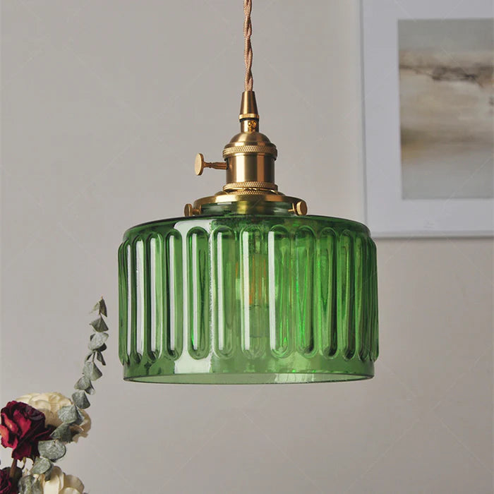 Elegant crystal vintage pendant lamp for sophisticated home interiors & ambient lighting.