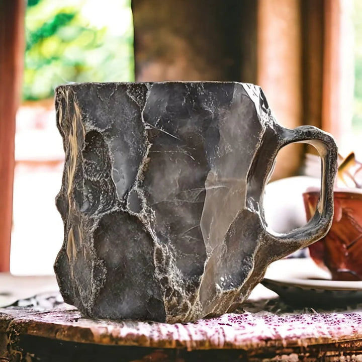 Premium crystal coffee cup, a sophisticated piece of glassware, enhancing your drinkware collection and home decor.