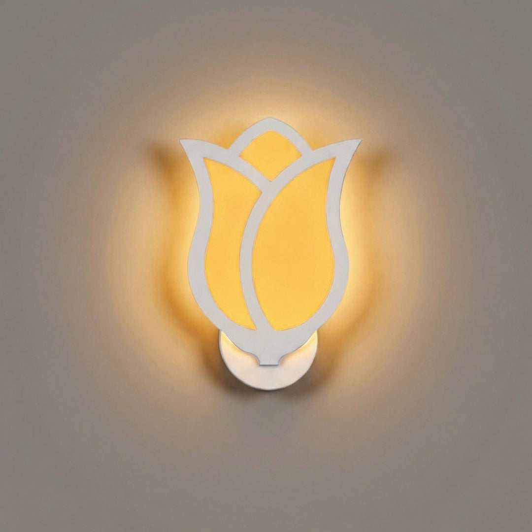 Stylish Florique wall light featuring an intricate floral pattern, enhancing the aesthetic of contemporary home decor.