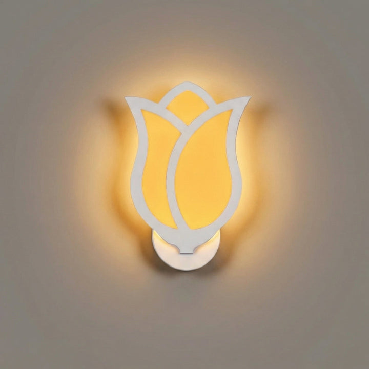 Stylish Florique wall light featuring an intricate floral pattern, enhancing the aesthetic of contemporary home decor.