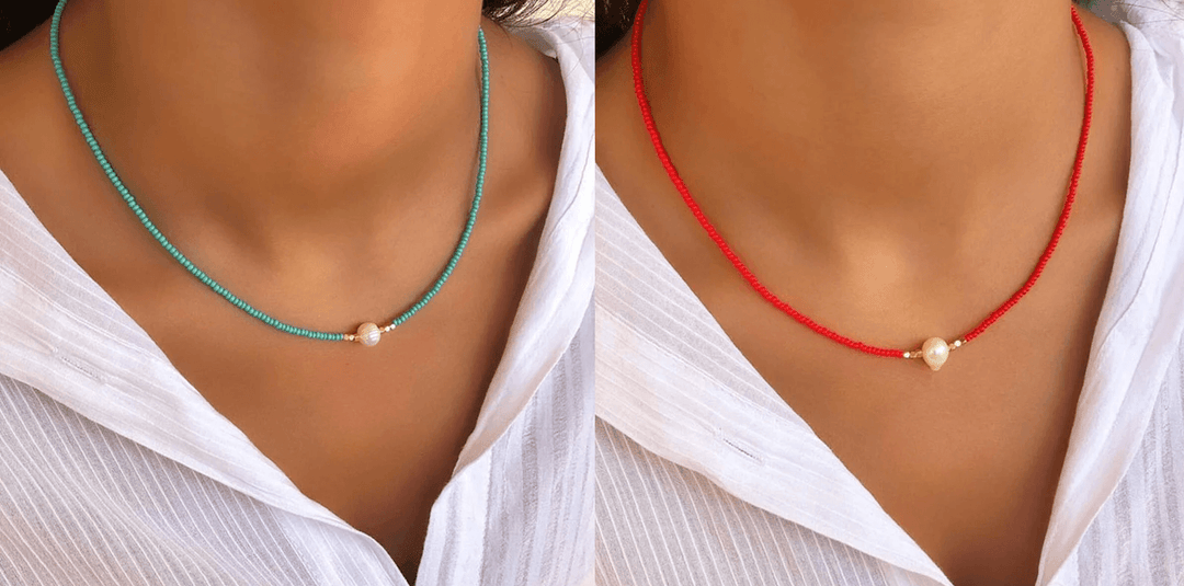 Detailed clasp of an elegant adjustable freshwater pearl necklace, a timeless women's accessory.