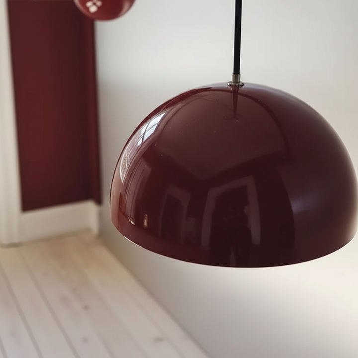 PendantFlora glass and metal ceiling light, perfect for kitchen island