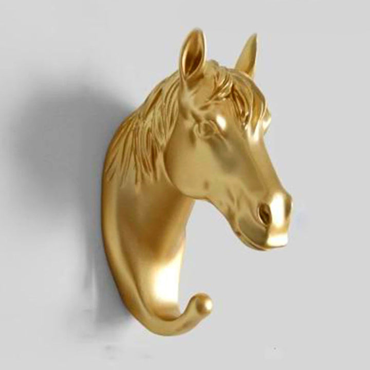 Stylish gold elephant wall hook. Elegant animal hanger for entryway keys, bags, or decorative items.