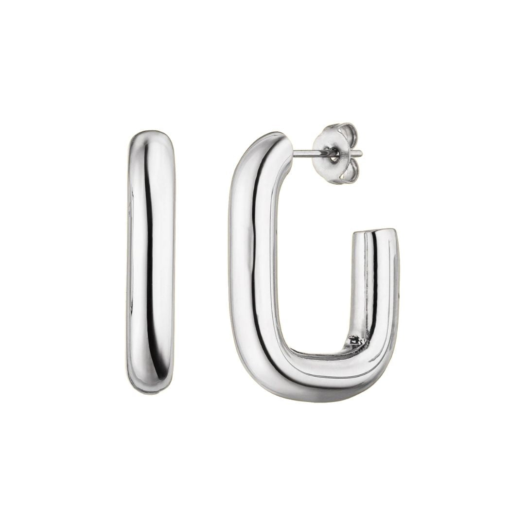Versatile women's elegant hoop earrings, ideal for daily wear or special occasions, a must-have accessory.