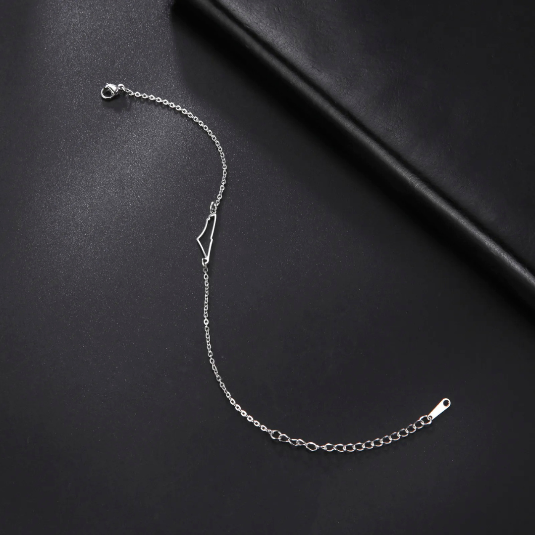 Aurora women's elegant silver hope bracelet, adjustable jewelry