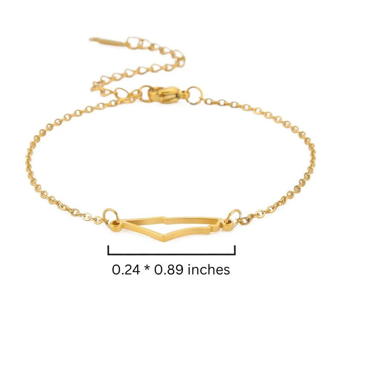 Stylish silver hope bracelet for women, elegant and adjustable jewelry