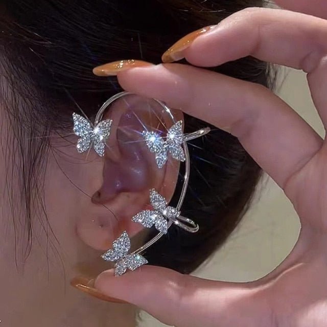 Elegant gold-tone clip-on earrings for women. Adjustable, non-pierced design offers comfortable, stylish wear.