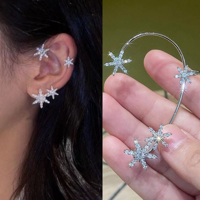Beautiful women's elegant clip-on earrings, adjustable & non-pierced. Gold-tone, perfect gift for her.