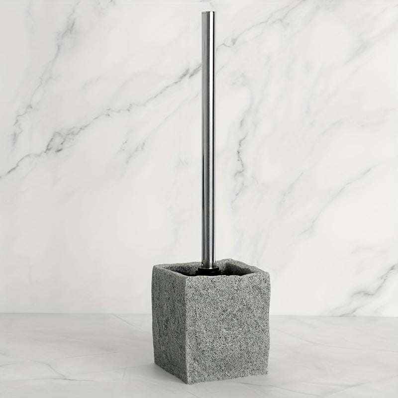 Modern 4-piece bathroom set with a chic stone look finish, perfect for your home