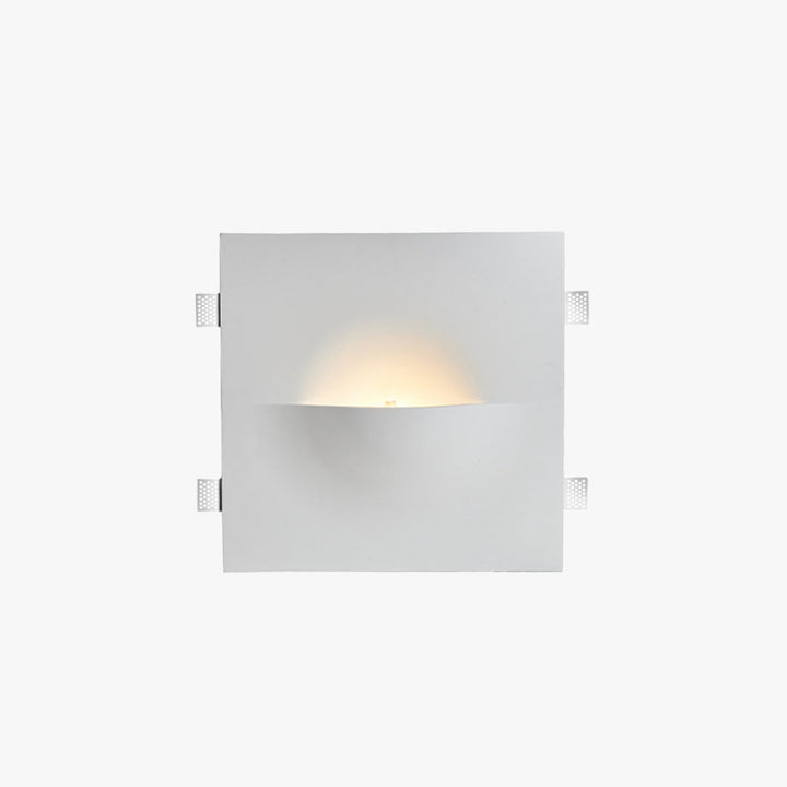 Modern curved LED sconce for indoor use, offering ambient lighting and enhancing home decor.