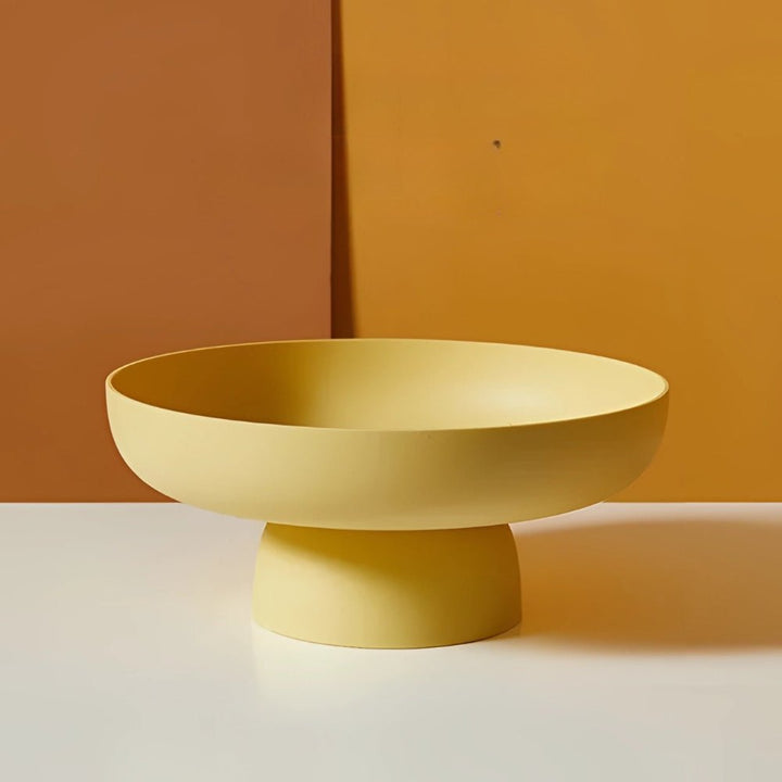 Versatile elegant hand-painted fruit bowl, suitable for modern kitchen or classic living room decor.