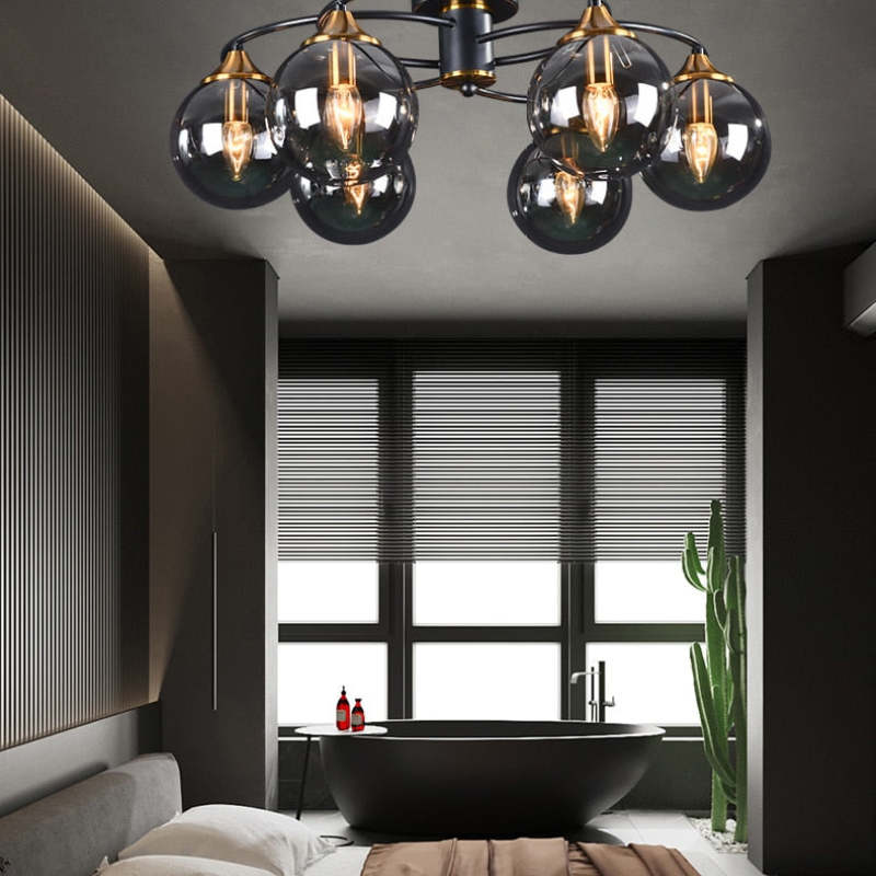 Dimmable LED ceiling light, an elegant fixture for versatile ambient home lighting.