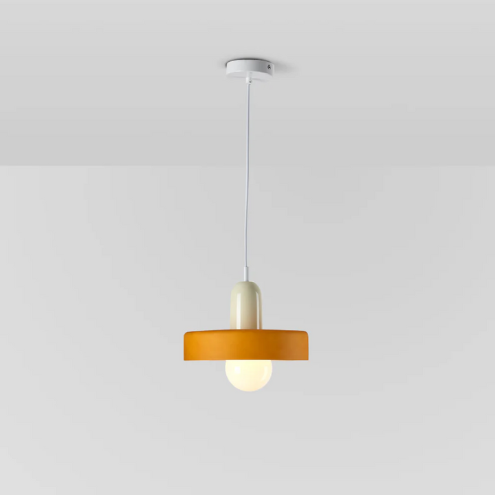 Elegant LED glass globe pendant lamp, modern ceiling fixture for living room decor.