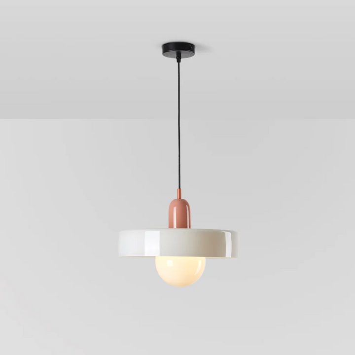 Adjustable GloboLuxe LED pendant, beautiful glass globe for modern bedroom decor.