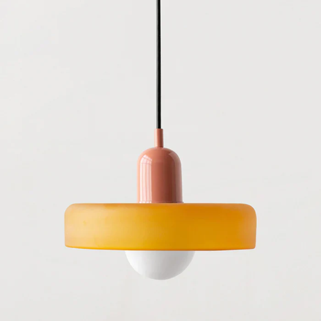Modern LED glass globe hanglamp, energy efficient for stylish home lighting.