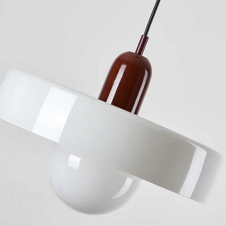 GloboLuxe LED hanglamp, clear glass globe, sleek design for modern homes.