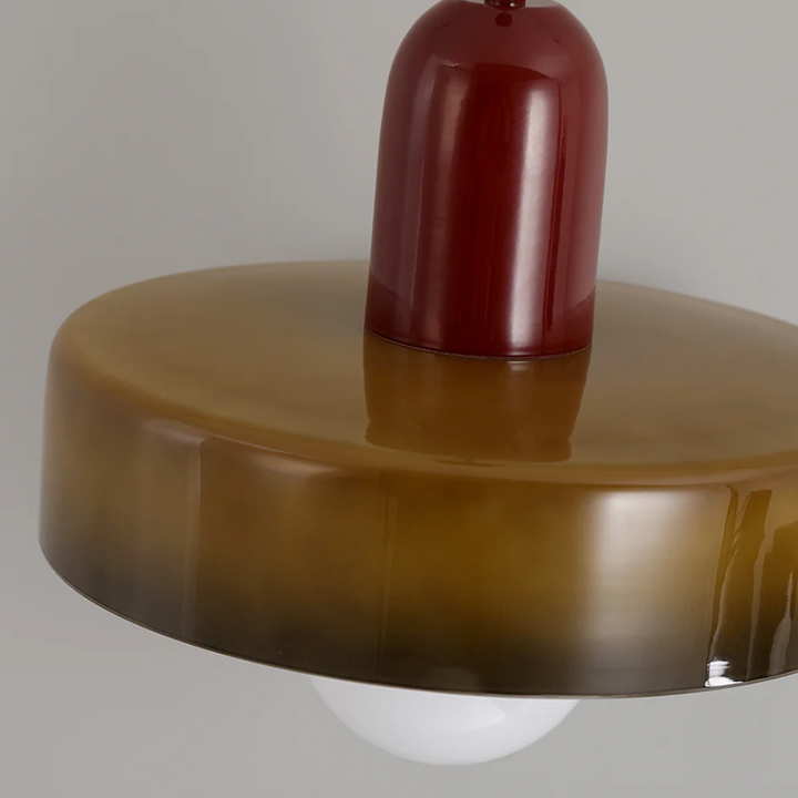 Adjustable LED glass globe pendant lamp, elegant design for any modern space.