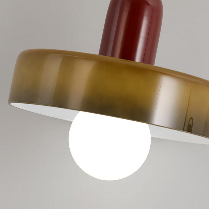Elegant LED glass globe ceiling light, GloboLuxe modern fixture for home decor.