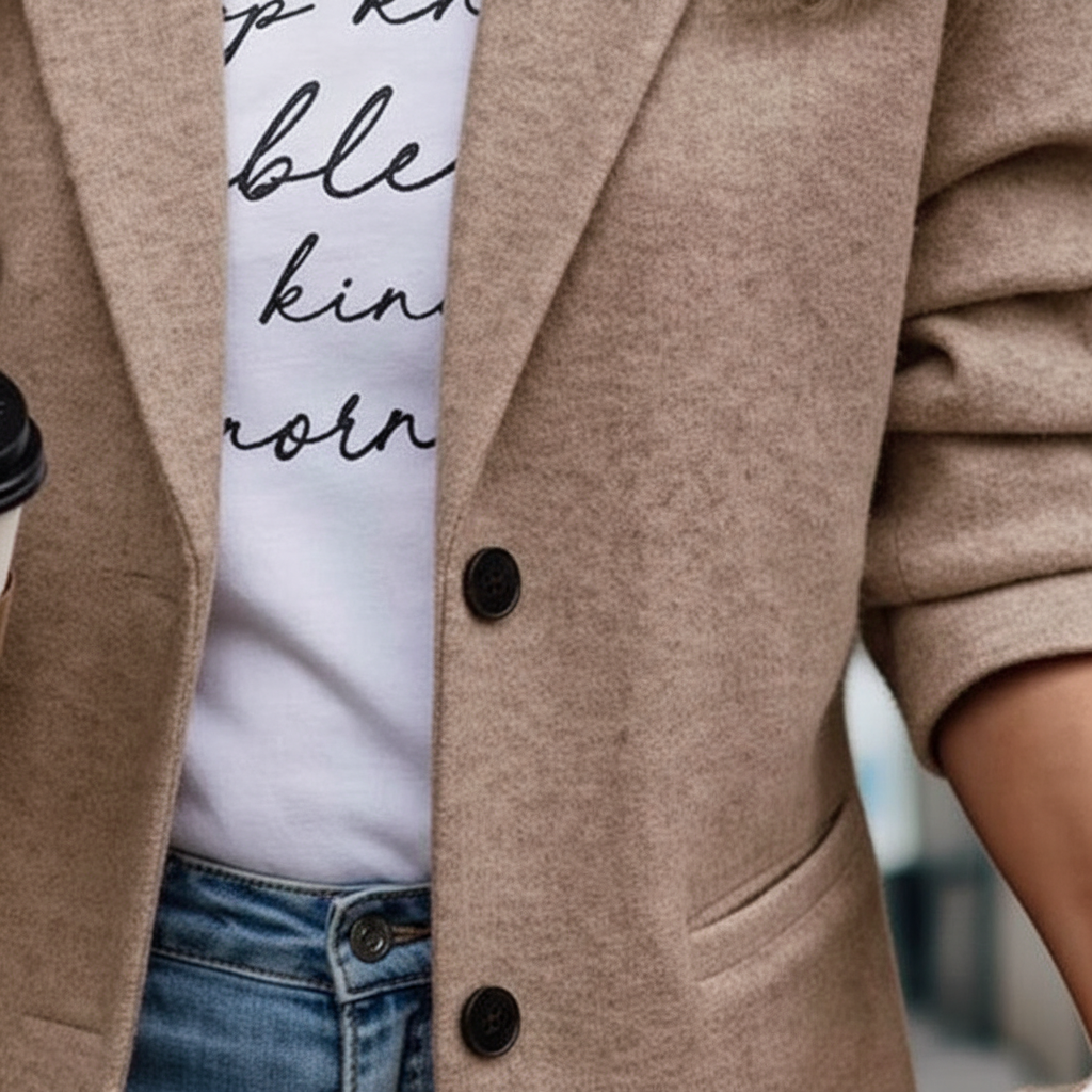 Warm longline elegant women's coat, ideal for winter, providing a stylish and classic outerwear fashion statement.