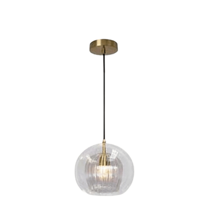 Elegant LumaLite modern adjustable pendant lamp, aluminum & glass, perfect home lighting fixture.