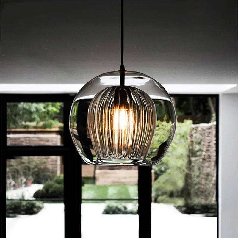 Elegant adjustable pendant lamp, modern home lighting fixture, enhances interior decor style.