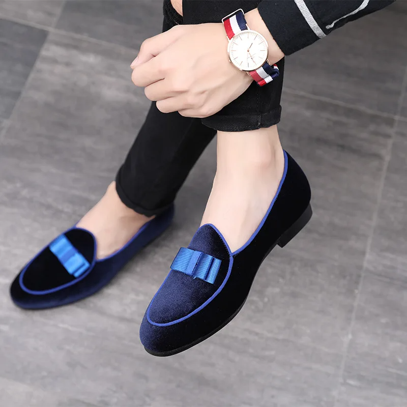 Comfortable men's Sovereign slip-on loafers, versatile dress shoes for easy styling, parties & all-day formal wear.