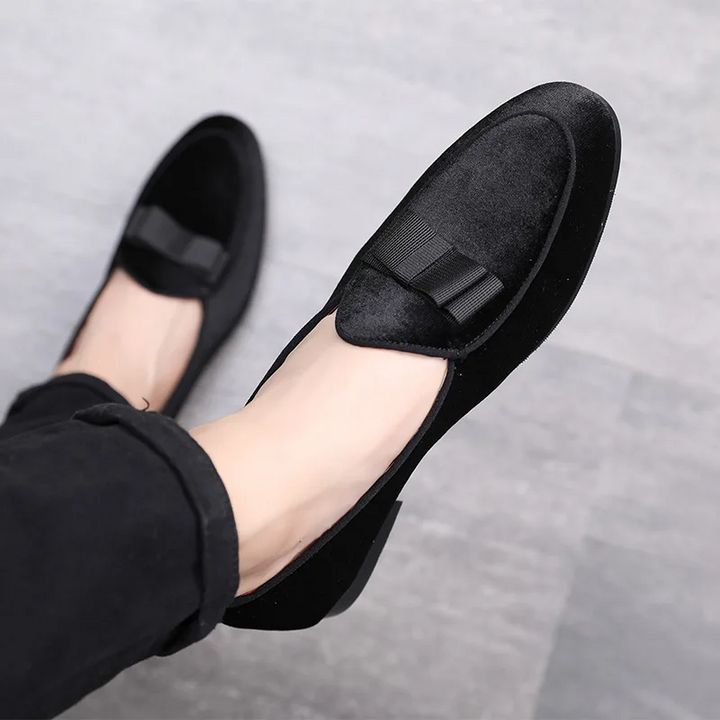 Modern men's Sovereign loafers, sleek slip-on dress shoes ideal for professional settings, galas & formal events.