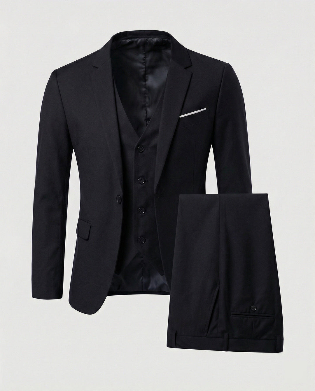 High-quality men's elegant suit, perfect for special occasions, formal wear & sophisticated business.