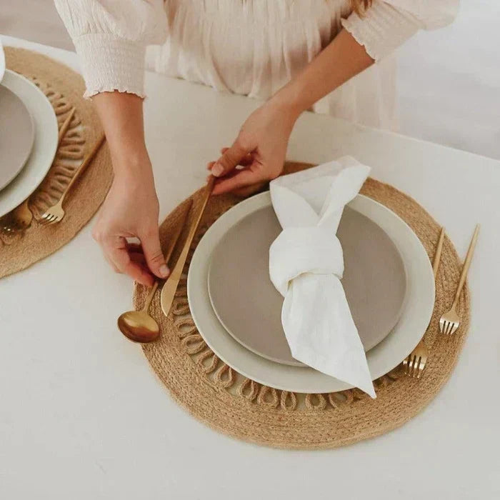 Premium matte finish cutlery, part of an elegant minimalist flatware collection.