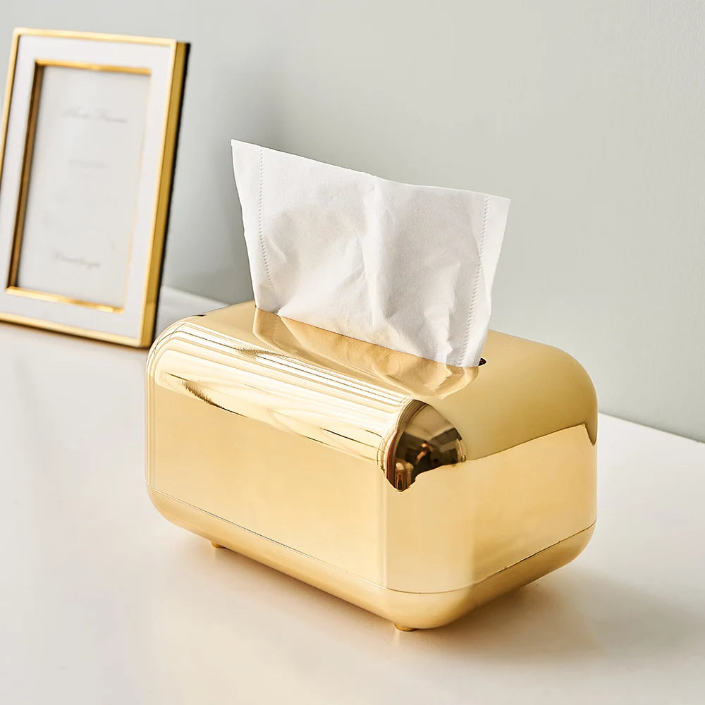 Chic modern tissue box holder, perfect elegant bathroom accessory for home decor.