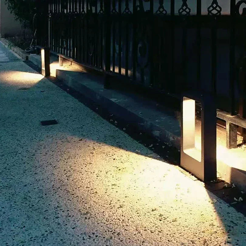 Stylish ground garden lamp, waterproof LED pathway light for elegant outdoor landscape and exterior illumination.