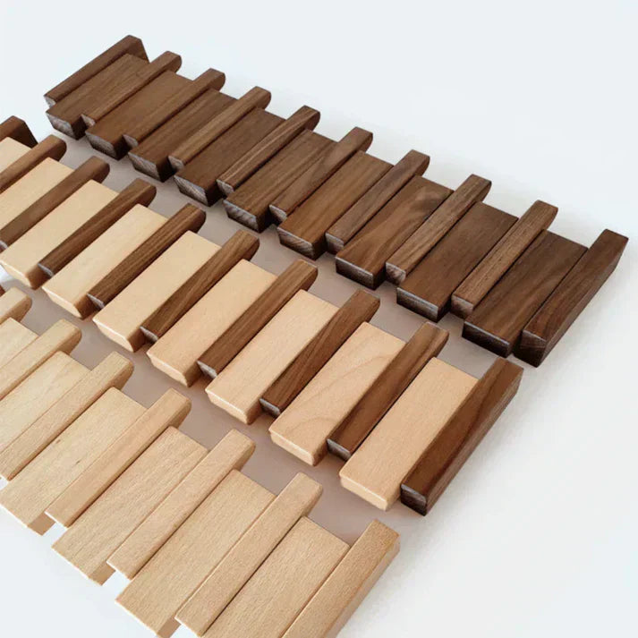 Chic piano design wall coat rack. A unique, decorative & functional storage solution for any home.