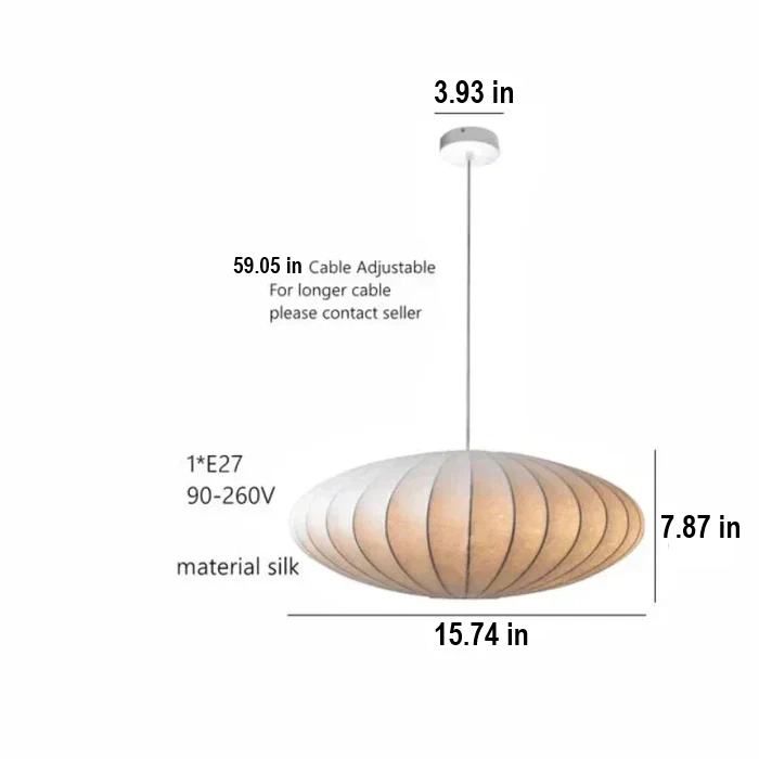Opulent SilkCrown silk and crystal pendant lamp, luxury lighting fixture for modern home decor.