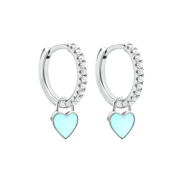 Beautiful silver hoop earrings, chic and sophisticated for women.