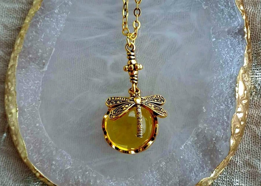 Sterling silver dragonfly moonstone necklace for women. Elegant dainty gemstone jewelry, a celestial gift.
