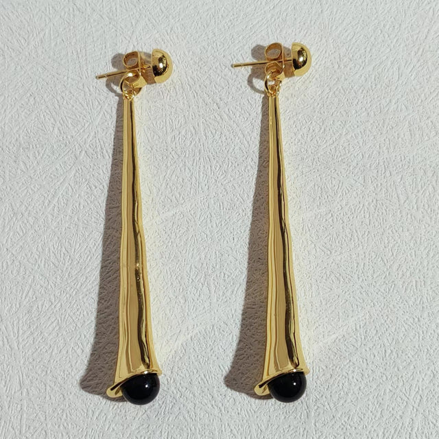 Elegant sterling silver drop earrings for women, lightweight & versatile.