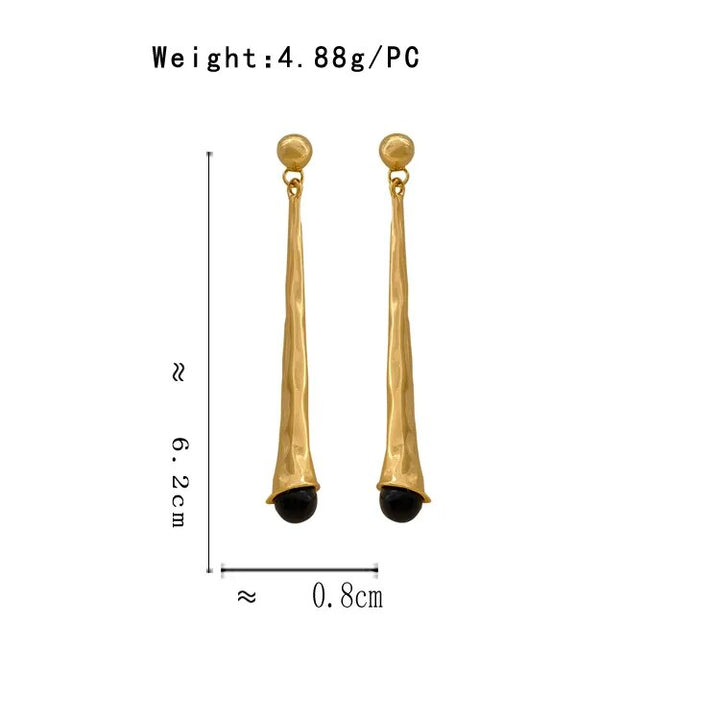 Hypoallergenic dangle earrings, sterling silver elegant jewelry for women.