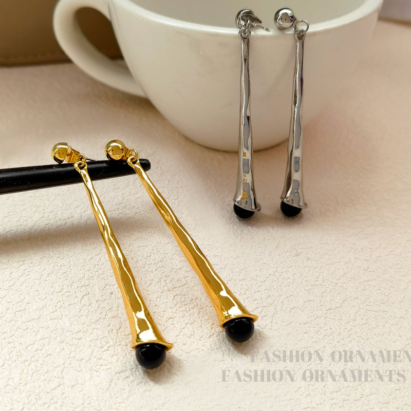 Versatile sterling silver drop earrings for women, elegant & hypoallergenic.