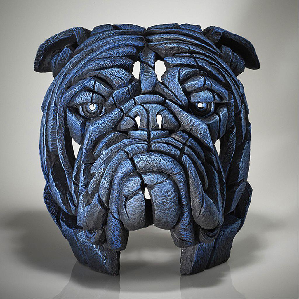 Artistic hand-painted lion sculpture, premium stone resin. An elegant decorative statue for modern home decor.