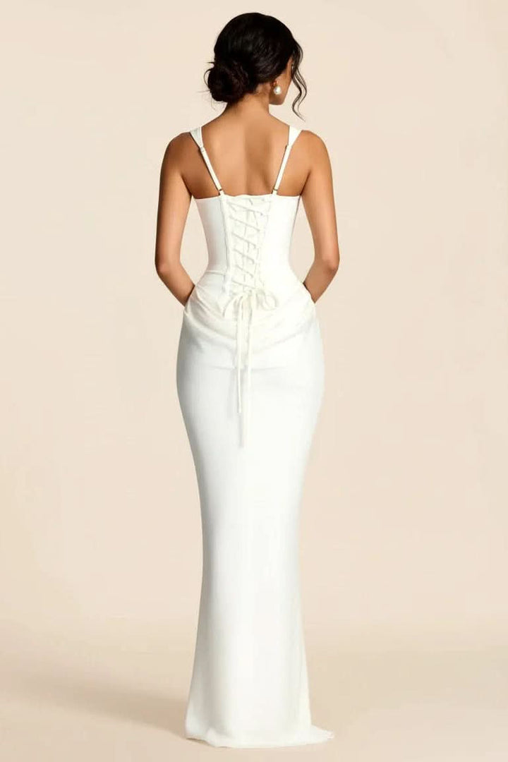 Women's refined grace midi dress, ideal occasion wear for parties, weddings, and formal events.
