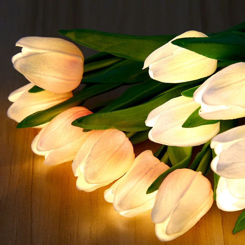 LumiTulip LED tulip lamp, a charming flower decor night light, perfect for home ambiance.