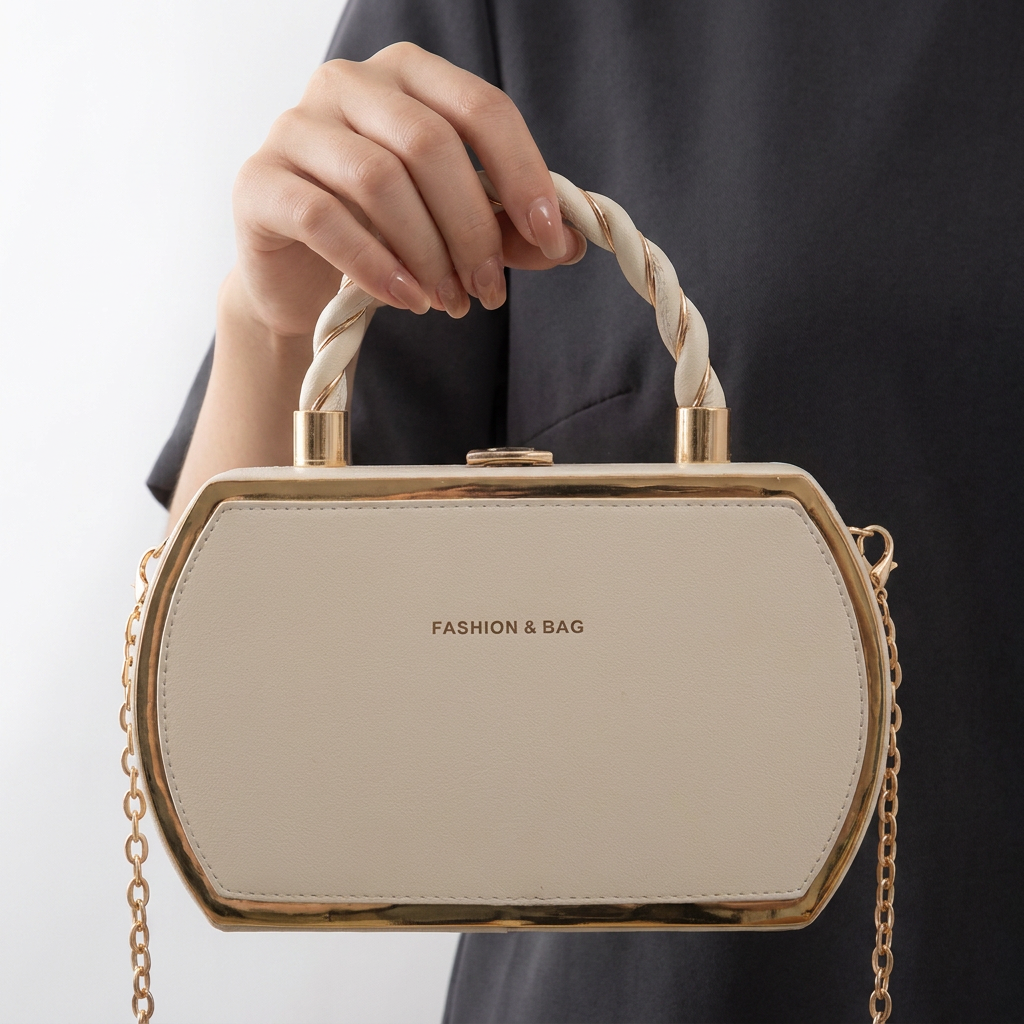 Elegant vintage faux leather women's shoulder bag, perfect for everyday chic and classic style.