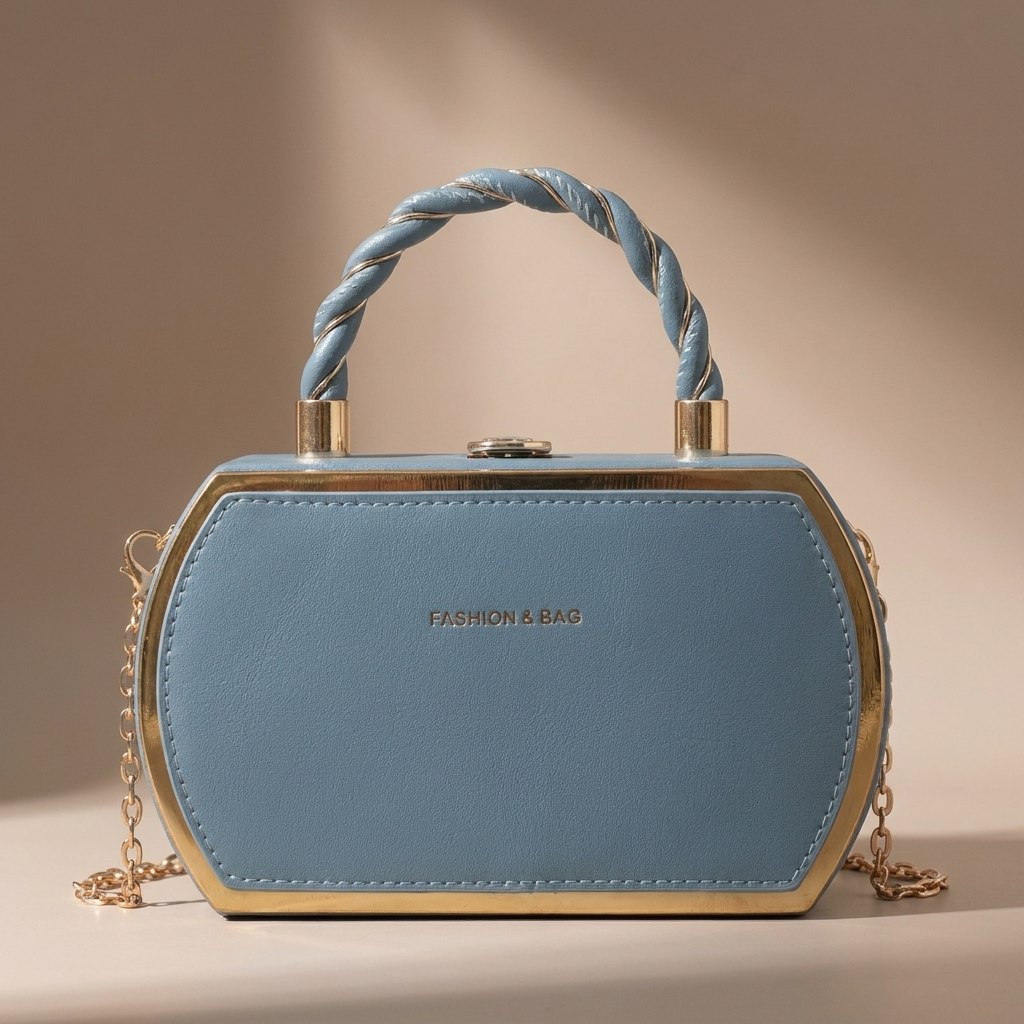 Modern vintage women's faux leather shoulder bag, elegant and practical for chic everyday wear.