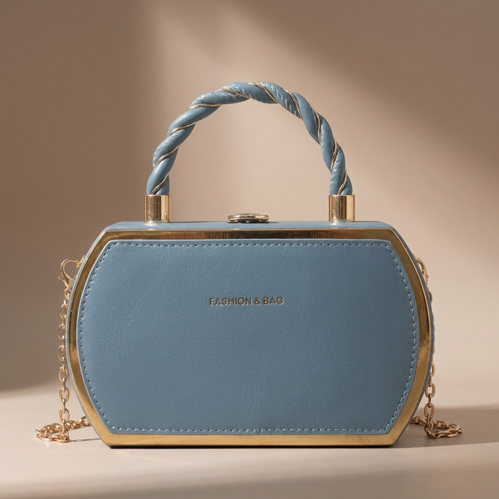 Modern vintage women's faux leather shoulder bag, elegant and practical for chic everyday wear.