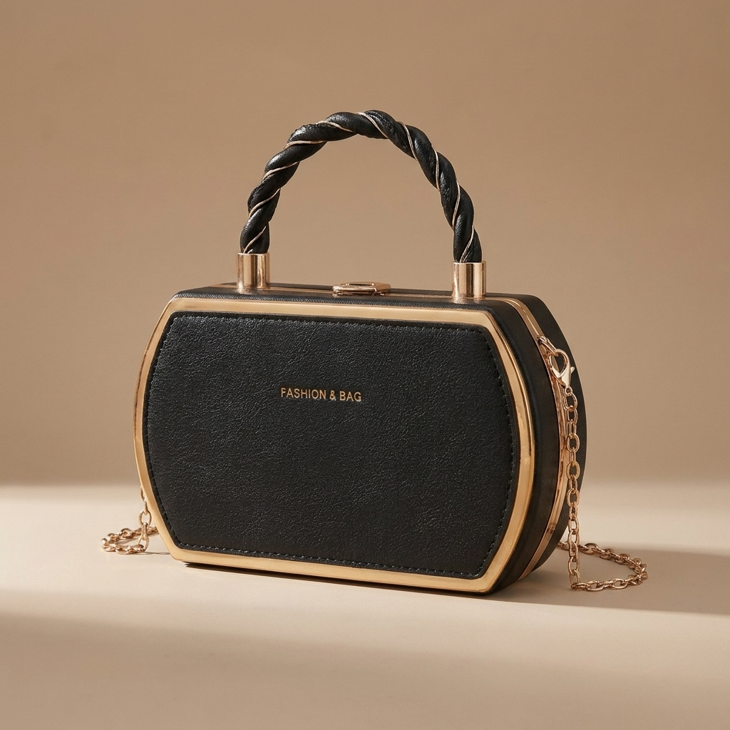 Sophisticated vintage faux leather women's shoulder bag, an elegant accessory for everyday chic outfits.