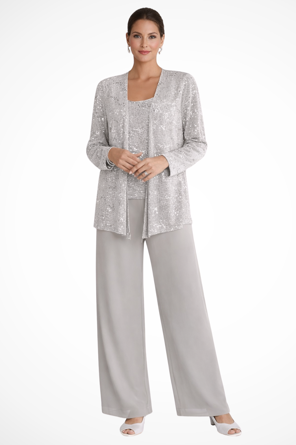 Elegant women's 3-piece formal evening set for sophisticated special occasions.