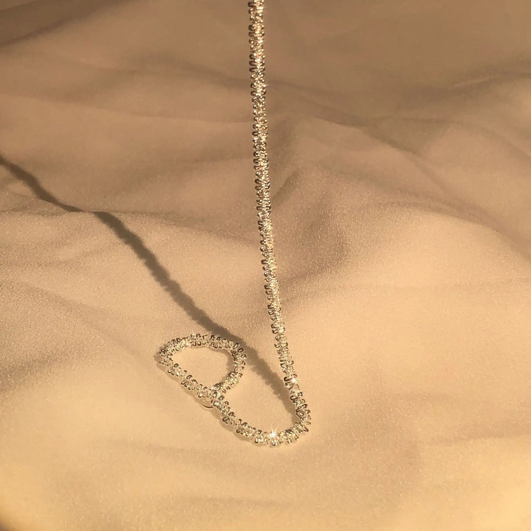 Hypoallergenic women's silver bracelet. Elegant 925 liquid shine jewelry, comfortable & stylish for any occasion.
