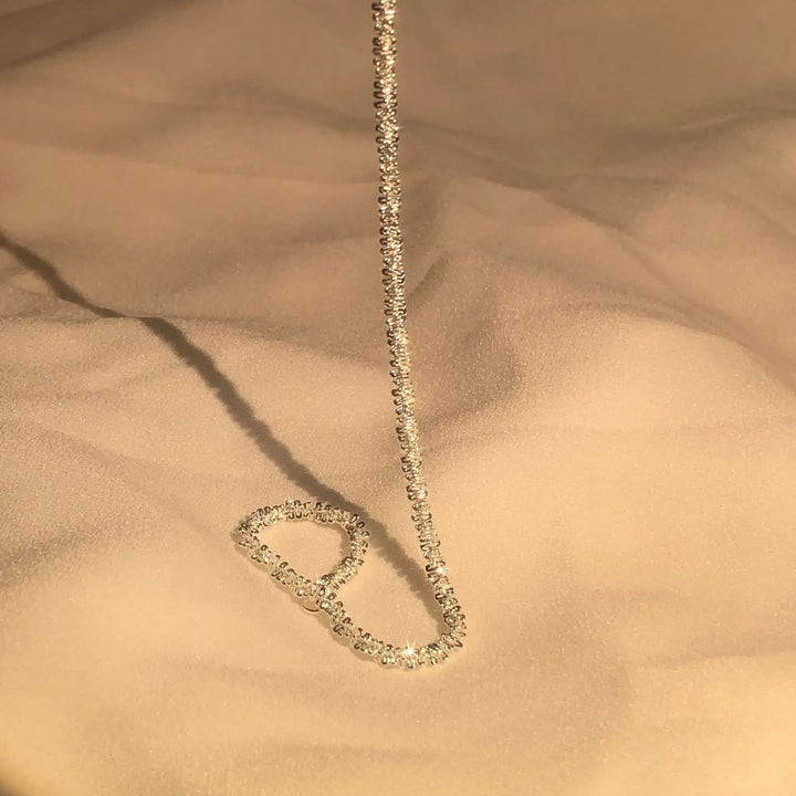 Hypoallergenic women's silver bracelet. Elegant 925 liquid shine jewelry, comfortable & stylish for any occasion.
