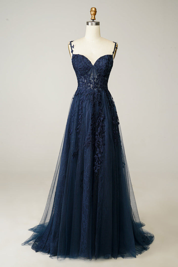 Elegant women's A-line ball gown for proms or galas, featuring a graceful silhouette perfect for special occasions.