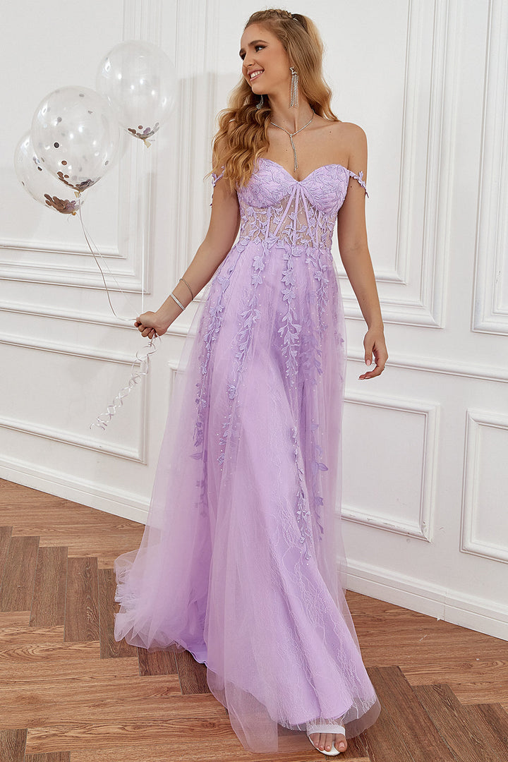 Back view of an elegant women's A-line ball gown, a stunning formal dress for proms & galas.